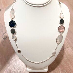 $1695 IPPOLITA Sterling Silver MOP Quartz Wonderland Long Necklace 38”